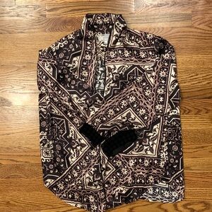 Johnny Was designer women’s button down - size M